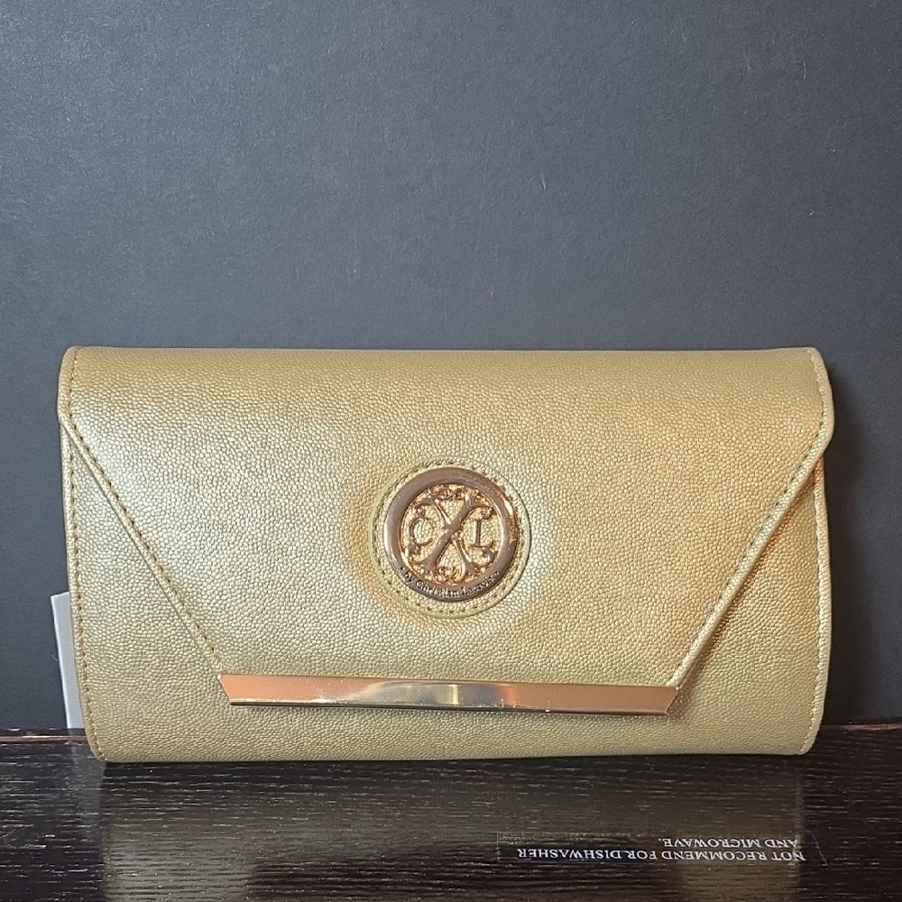 Christian Lacroix Gold Clutch